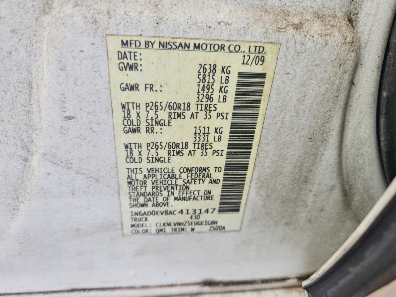 Nissan Frontier Se V6