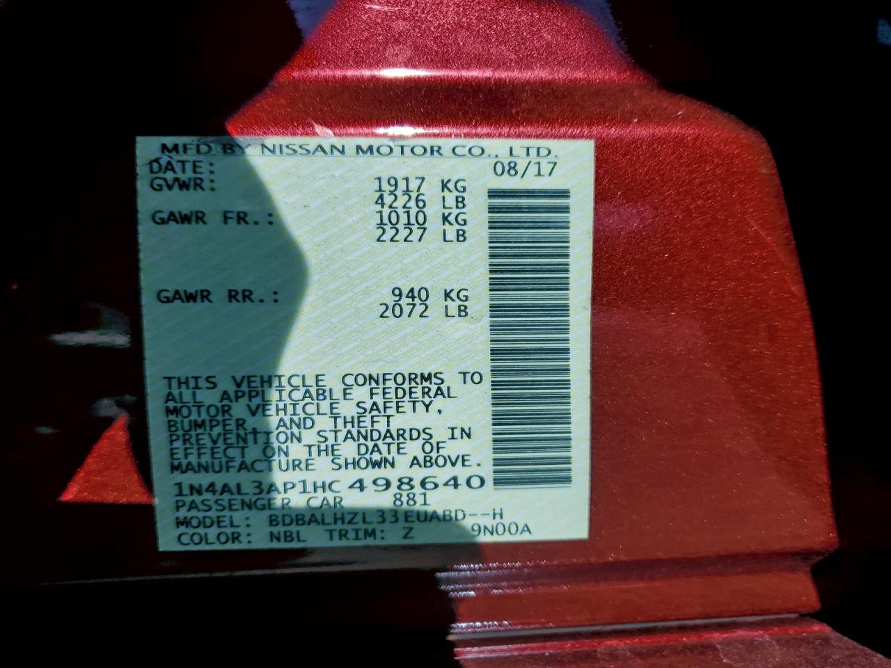 Nissan Altima 2.5
