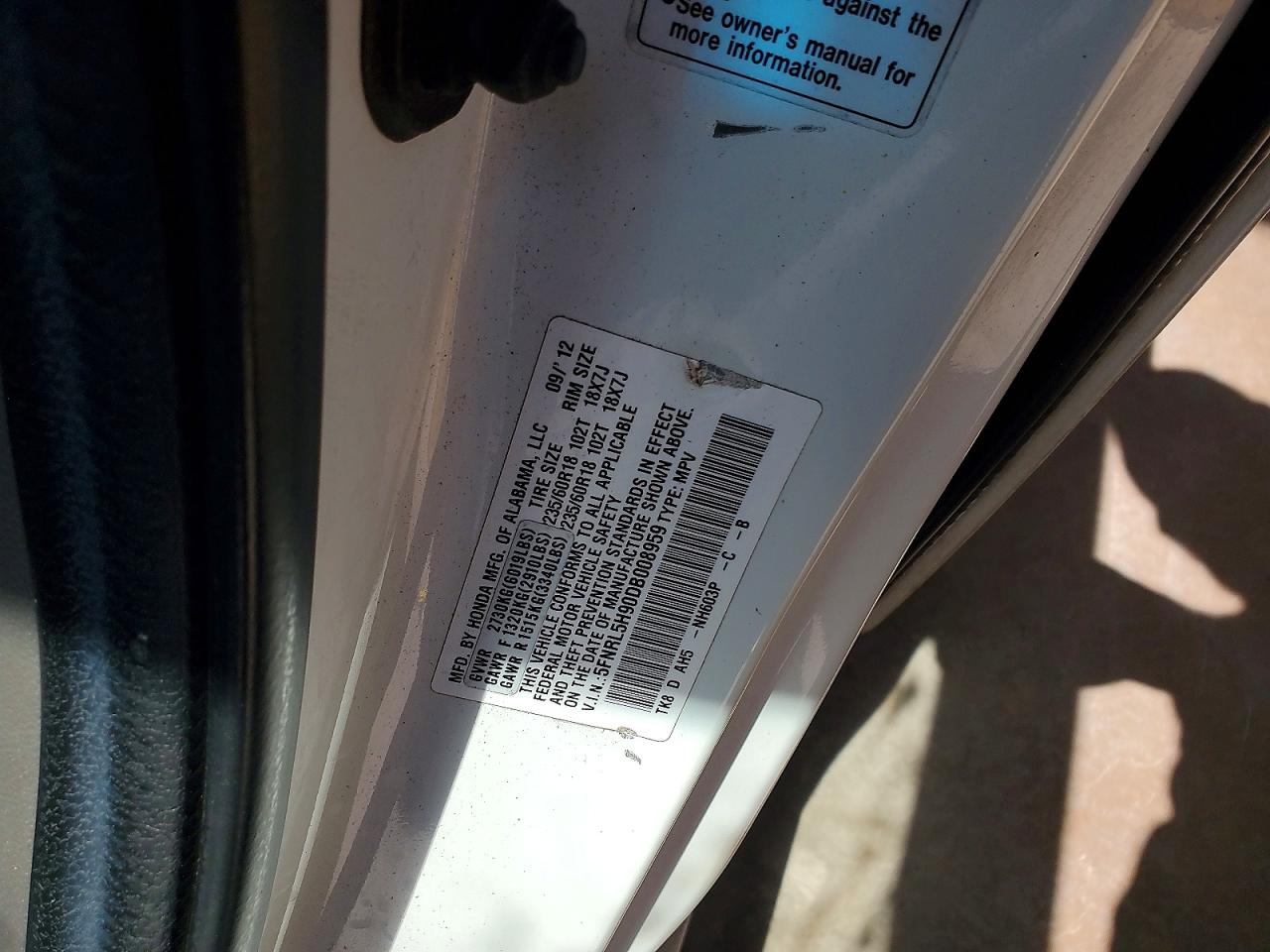 Honda Odyssey Touring