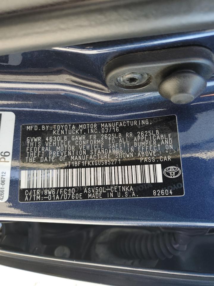 Toyota Camry Le