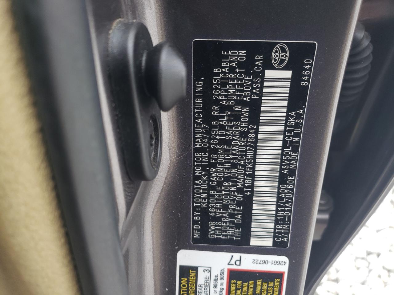 Toyota Camry Le