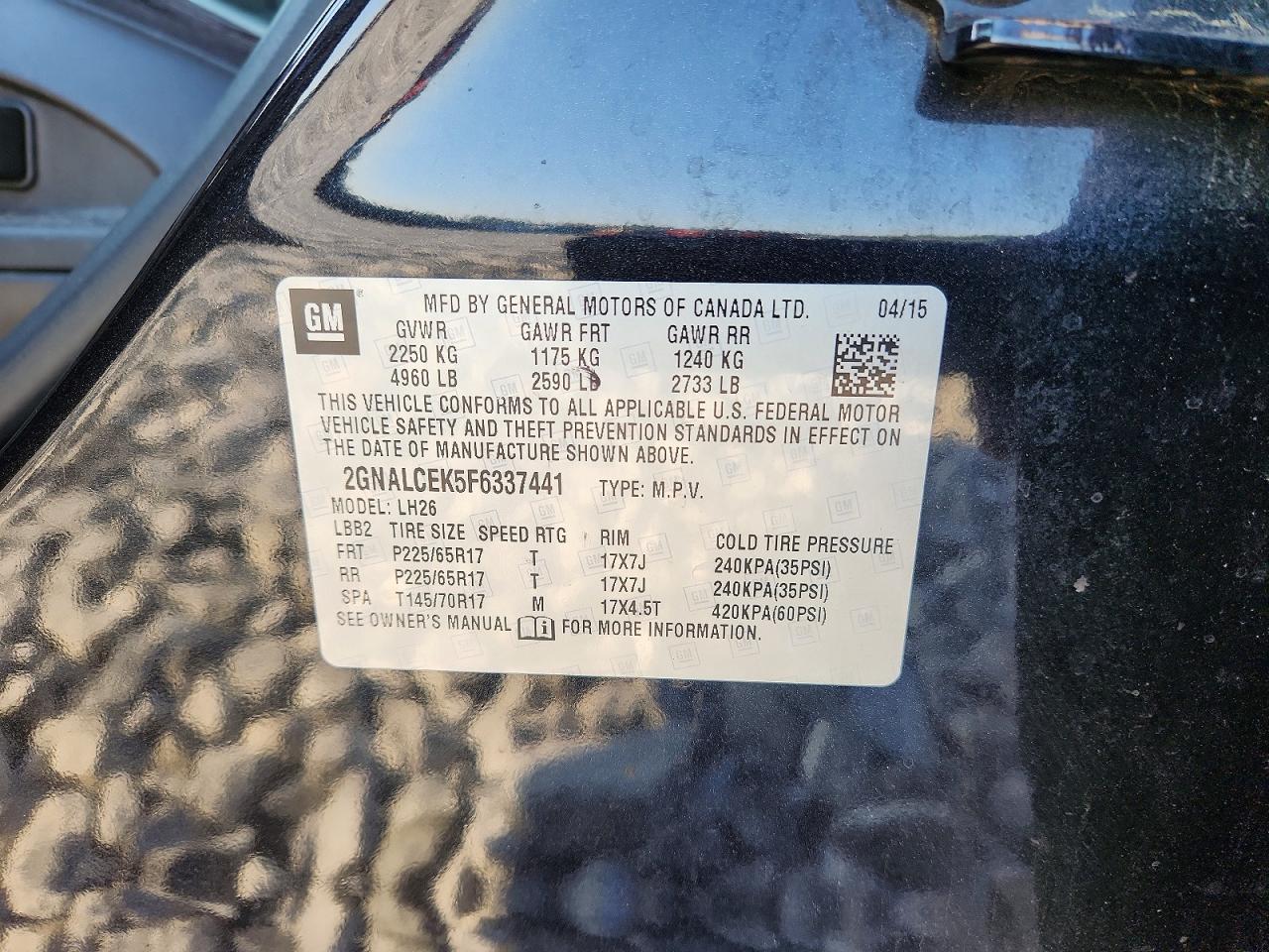Chevrolet Equinox Lt