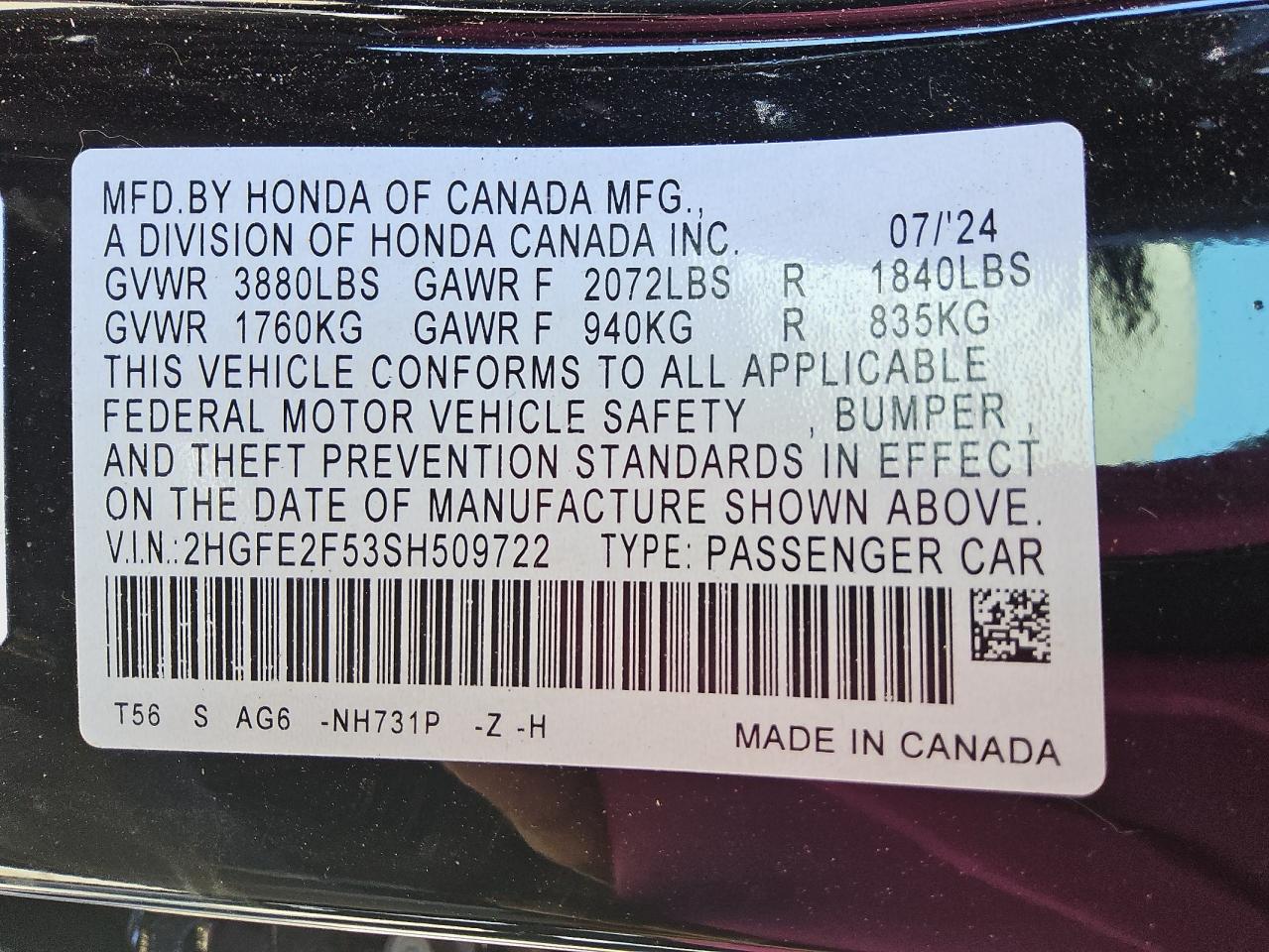 Honda Civic Sport