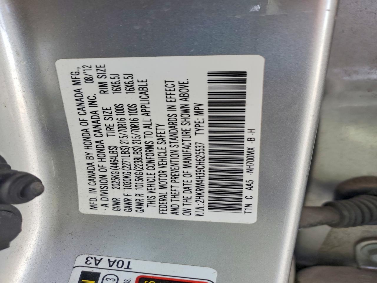 Honda Crv Lx