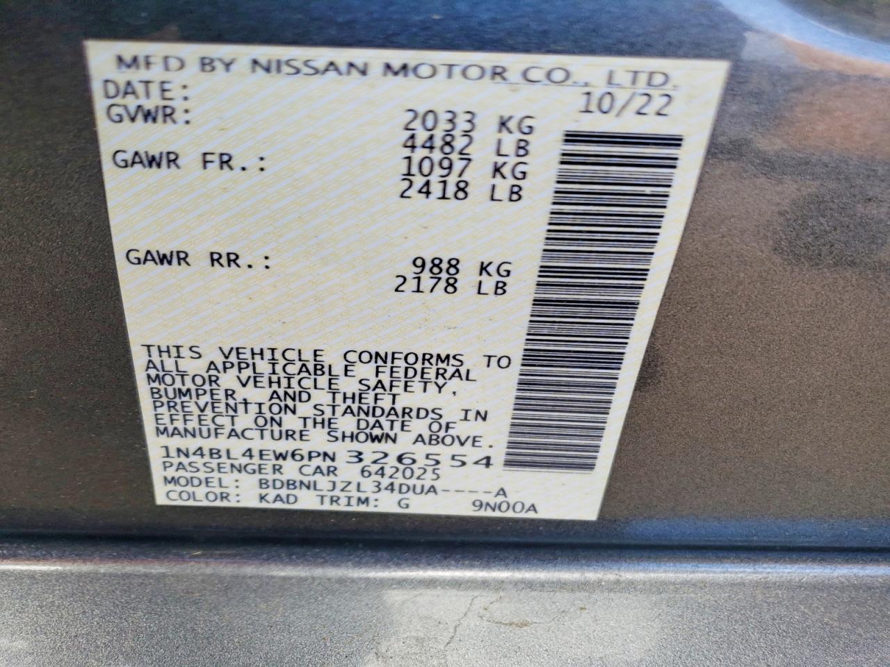 Nissan Altima Sl