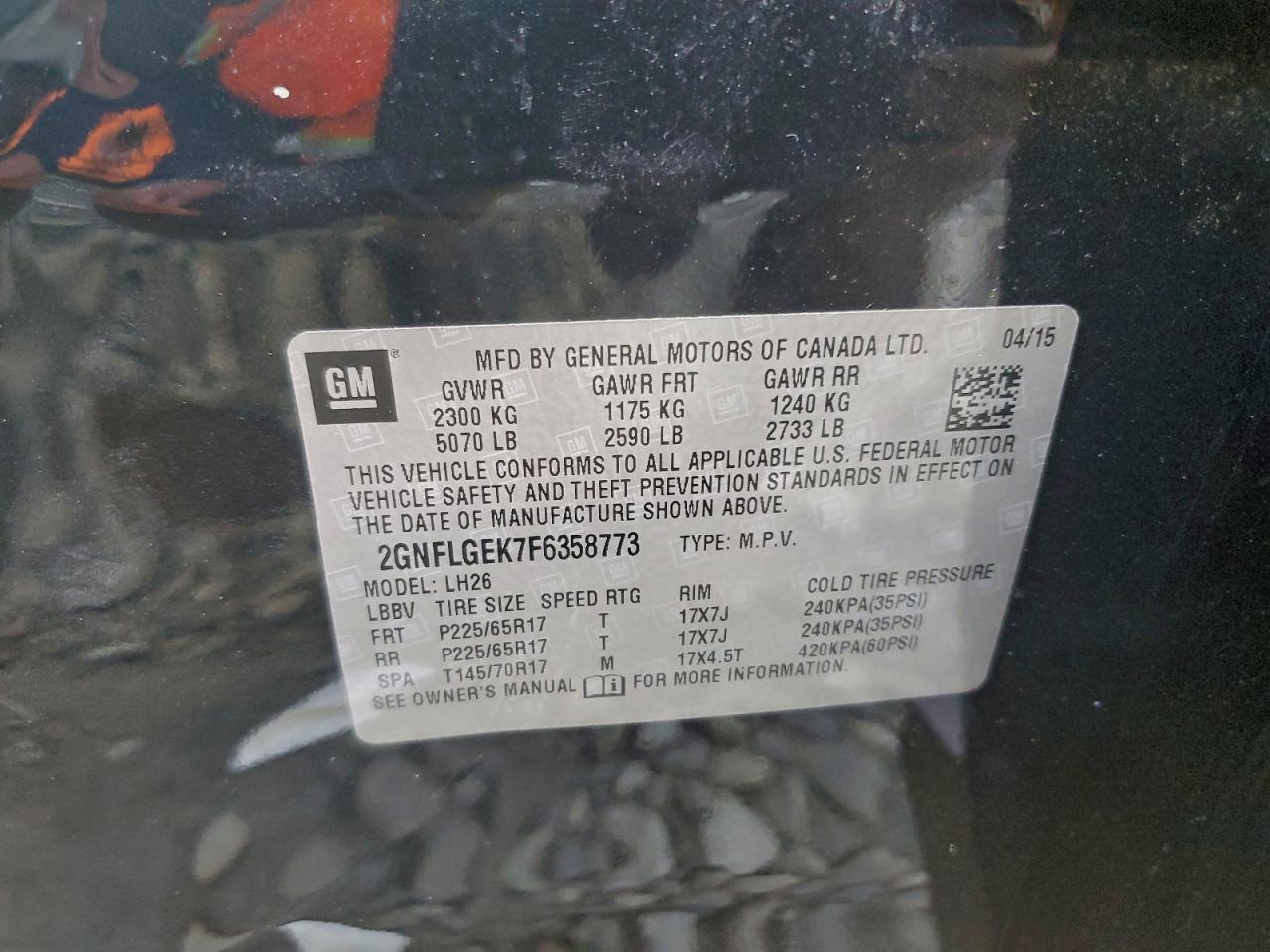 Chevrolet Equinox Lt