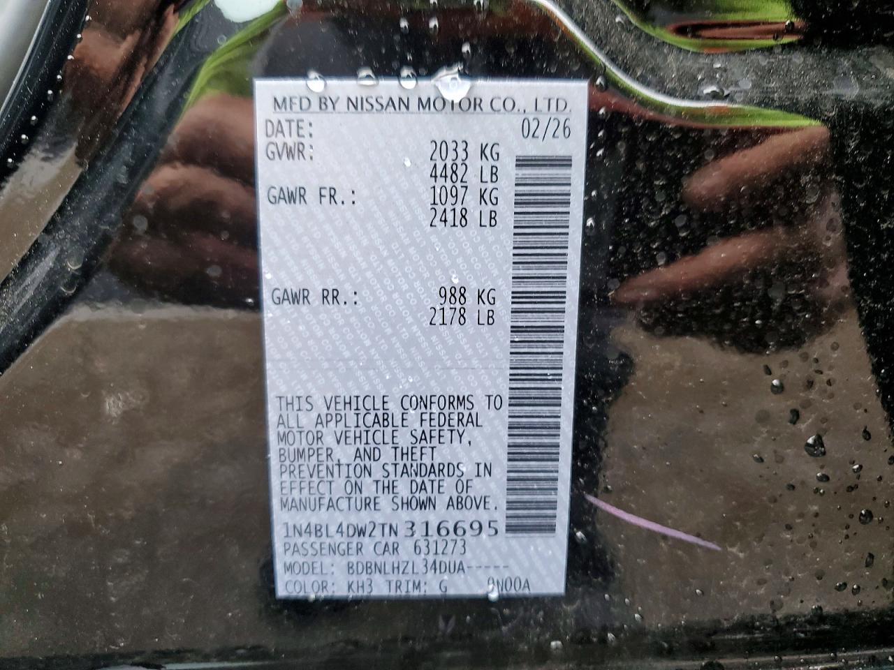 Nissan Altima Sv
