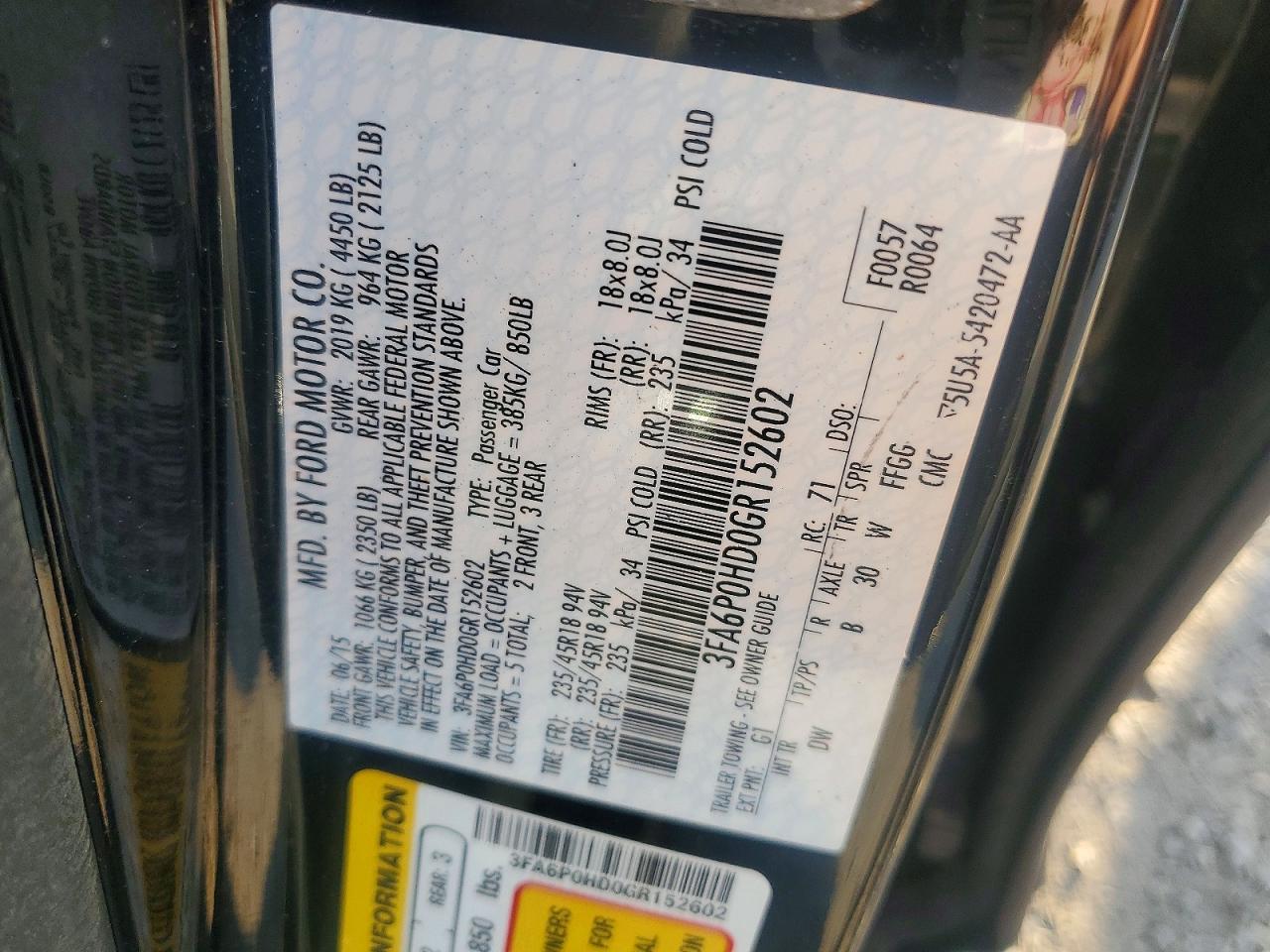 Ford Fusion Se