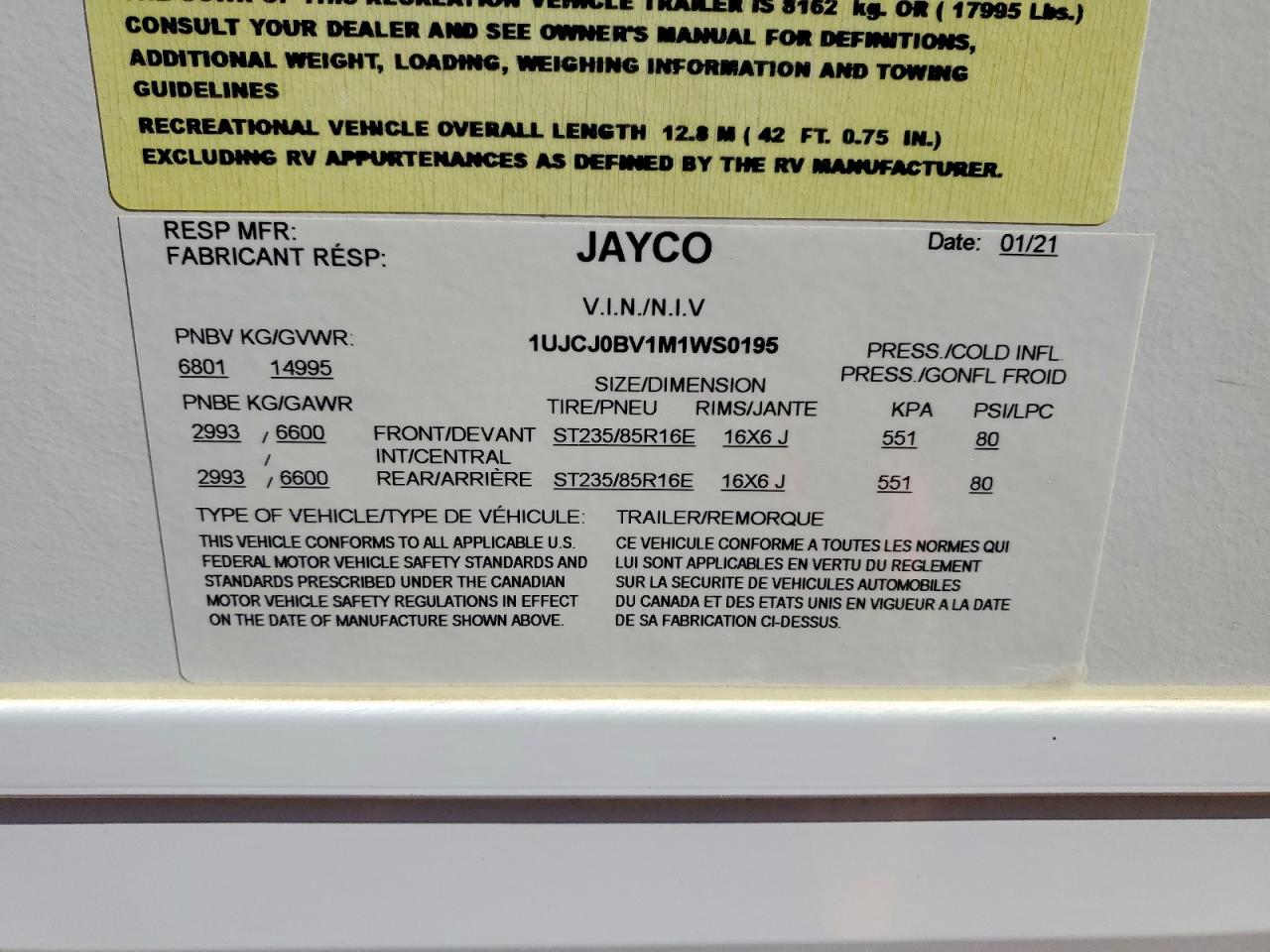 Jayco Rv Trailer