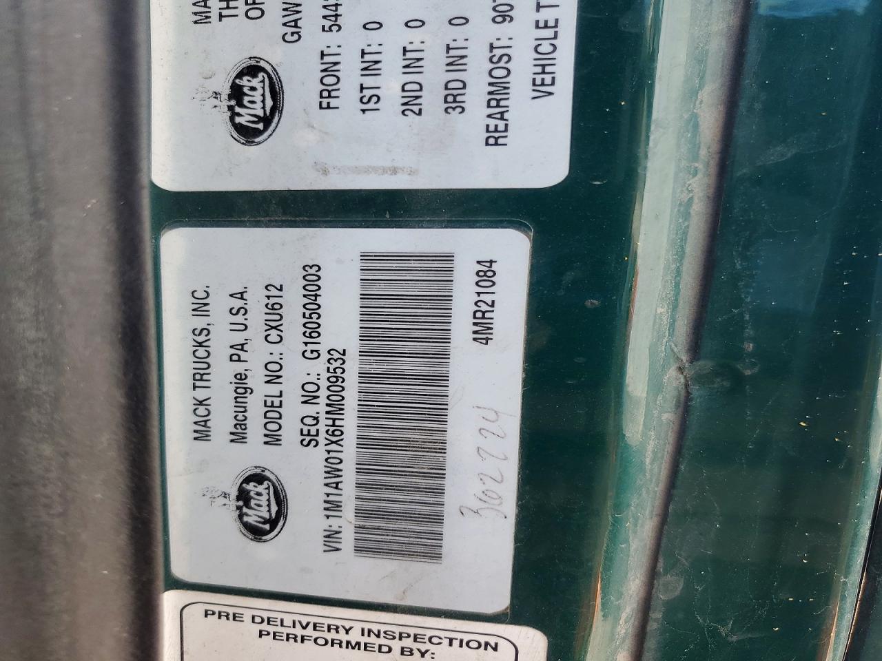 Mack 600 Cxu600