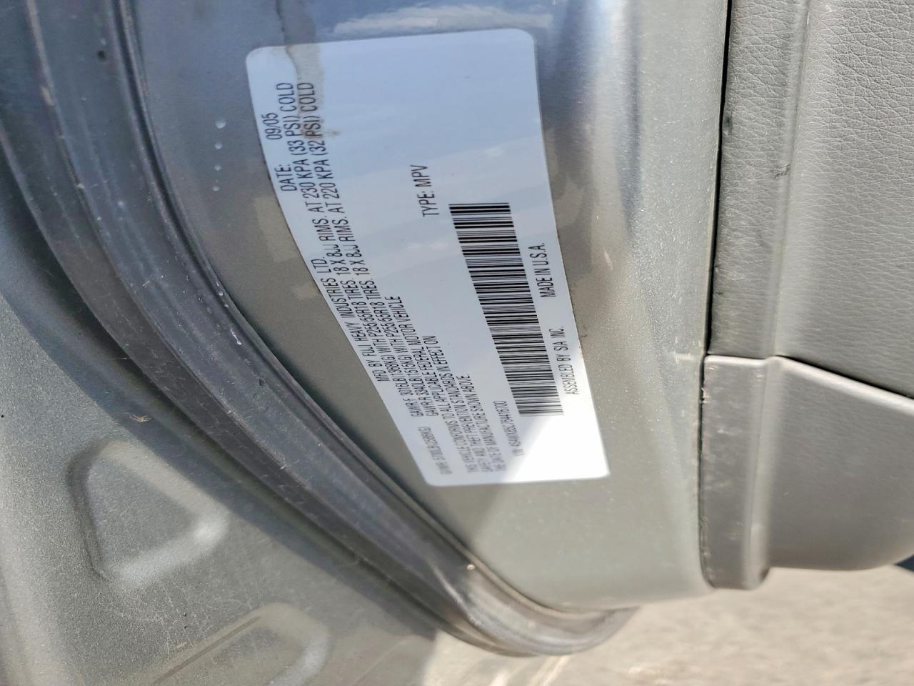 Subaru Tribeca 3.0 H6