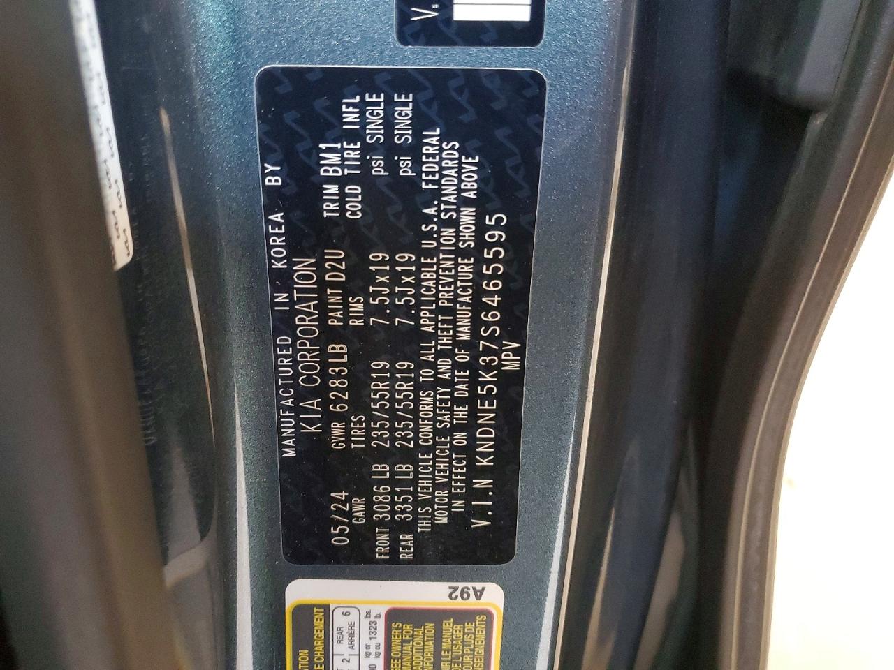 Kia Carnival Sx