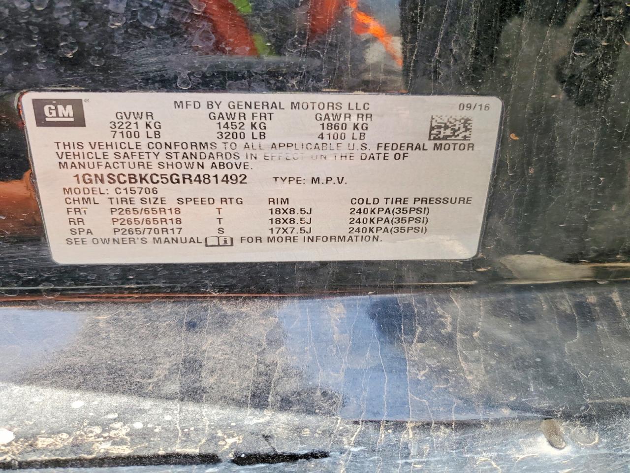 Chevrolet Tahoe C1500 Lt