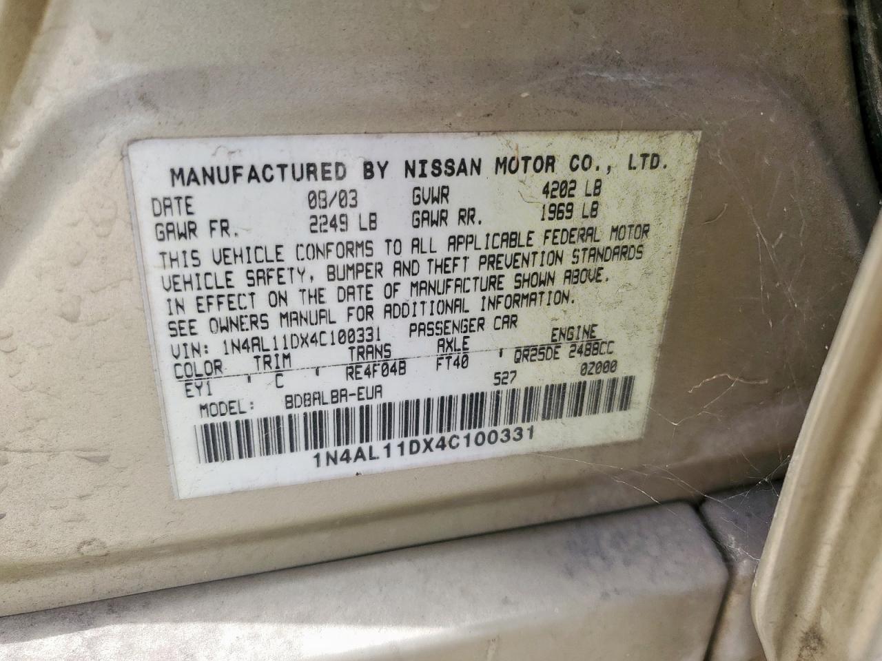 Nissan Altima Base