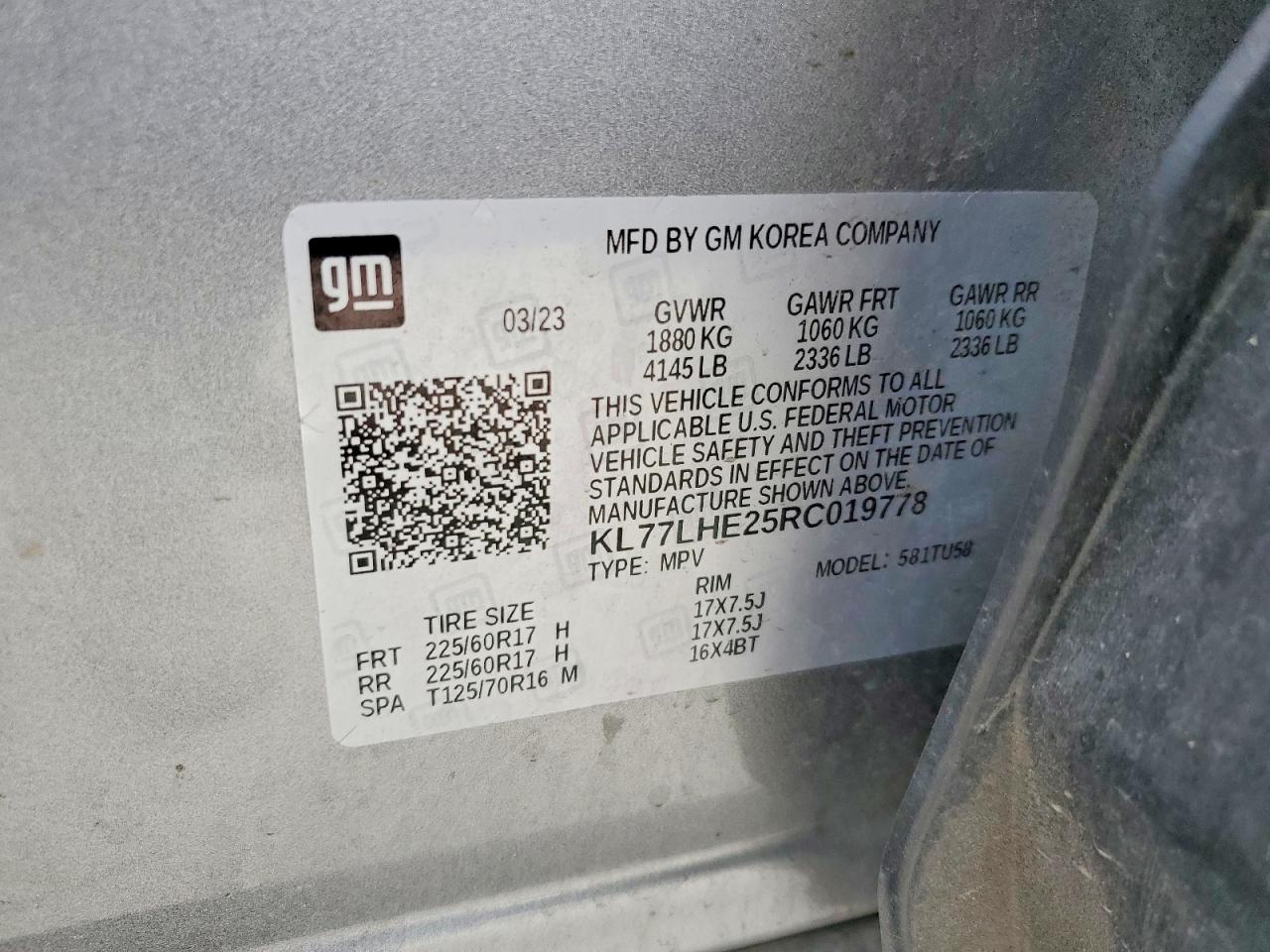 Chevrolet Trax 1lt