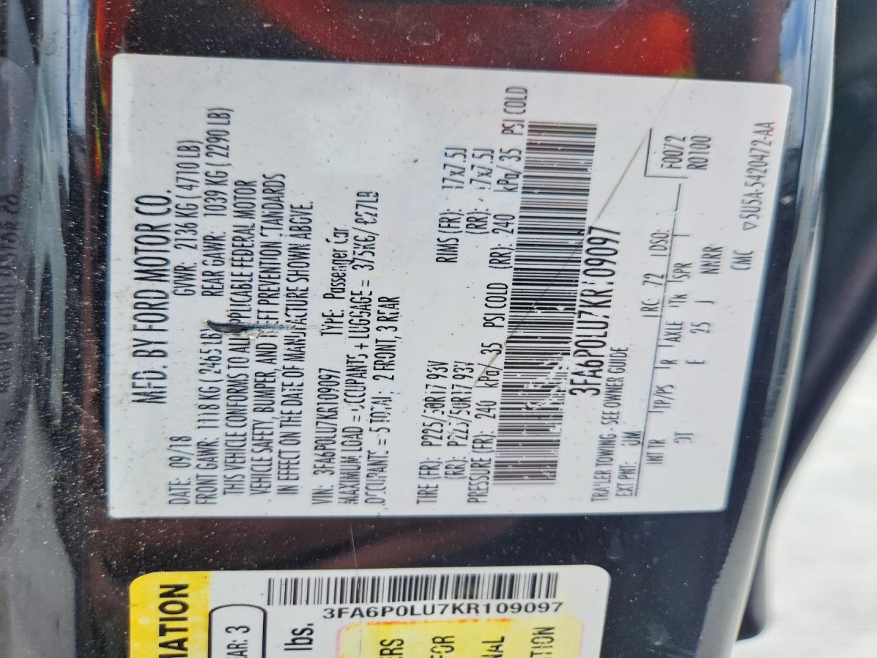 Ford Fusion Se