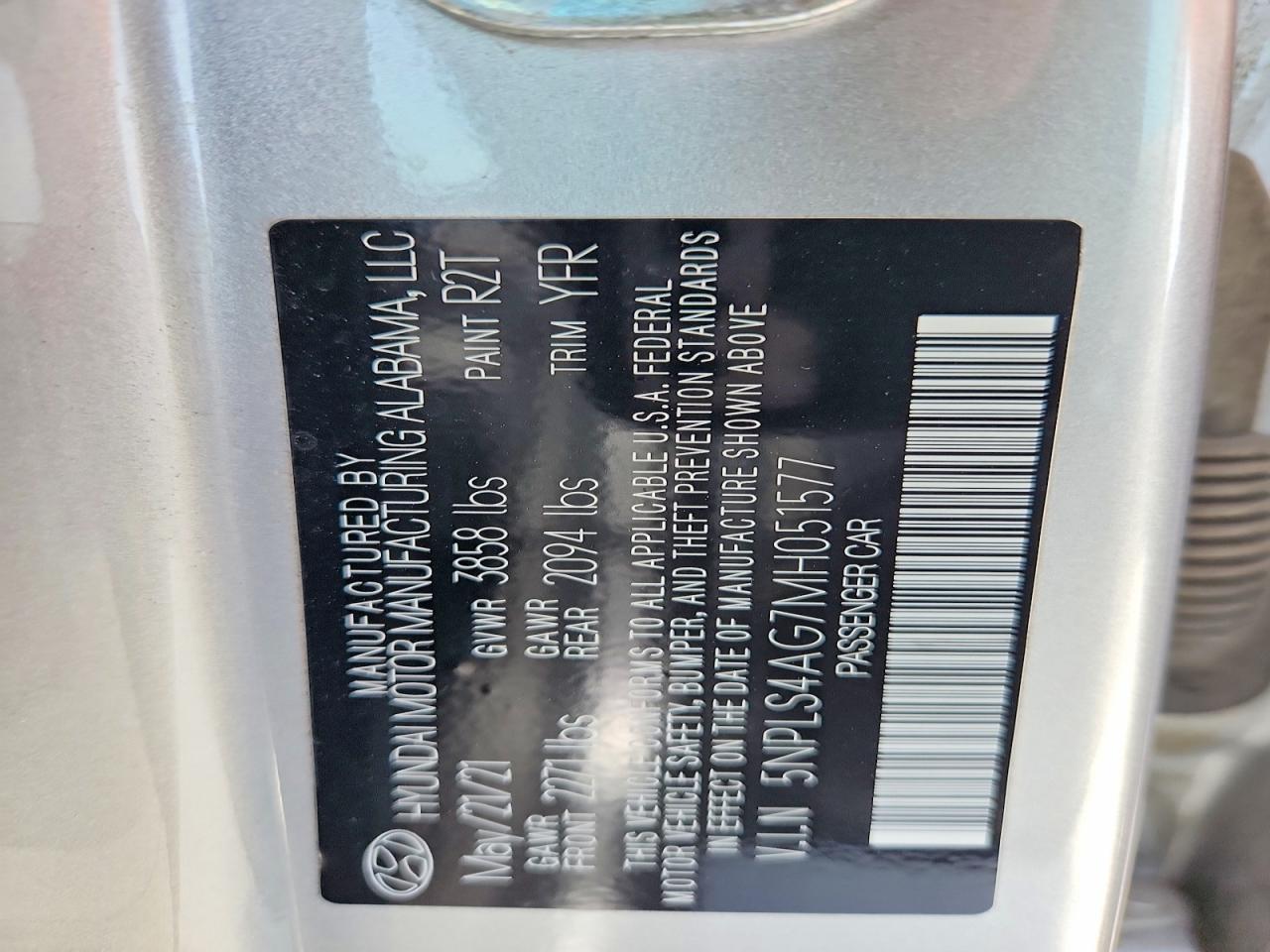Hyundai ELANTRA Sel