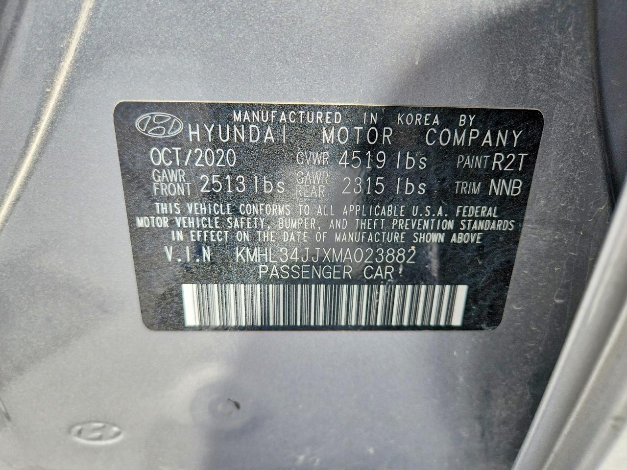 Hyundai SONATA Sel