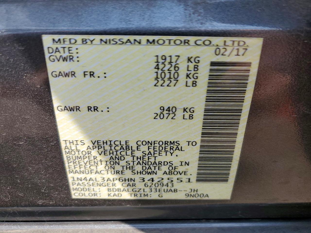 Nissan Altima 2.5 S