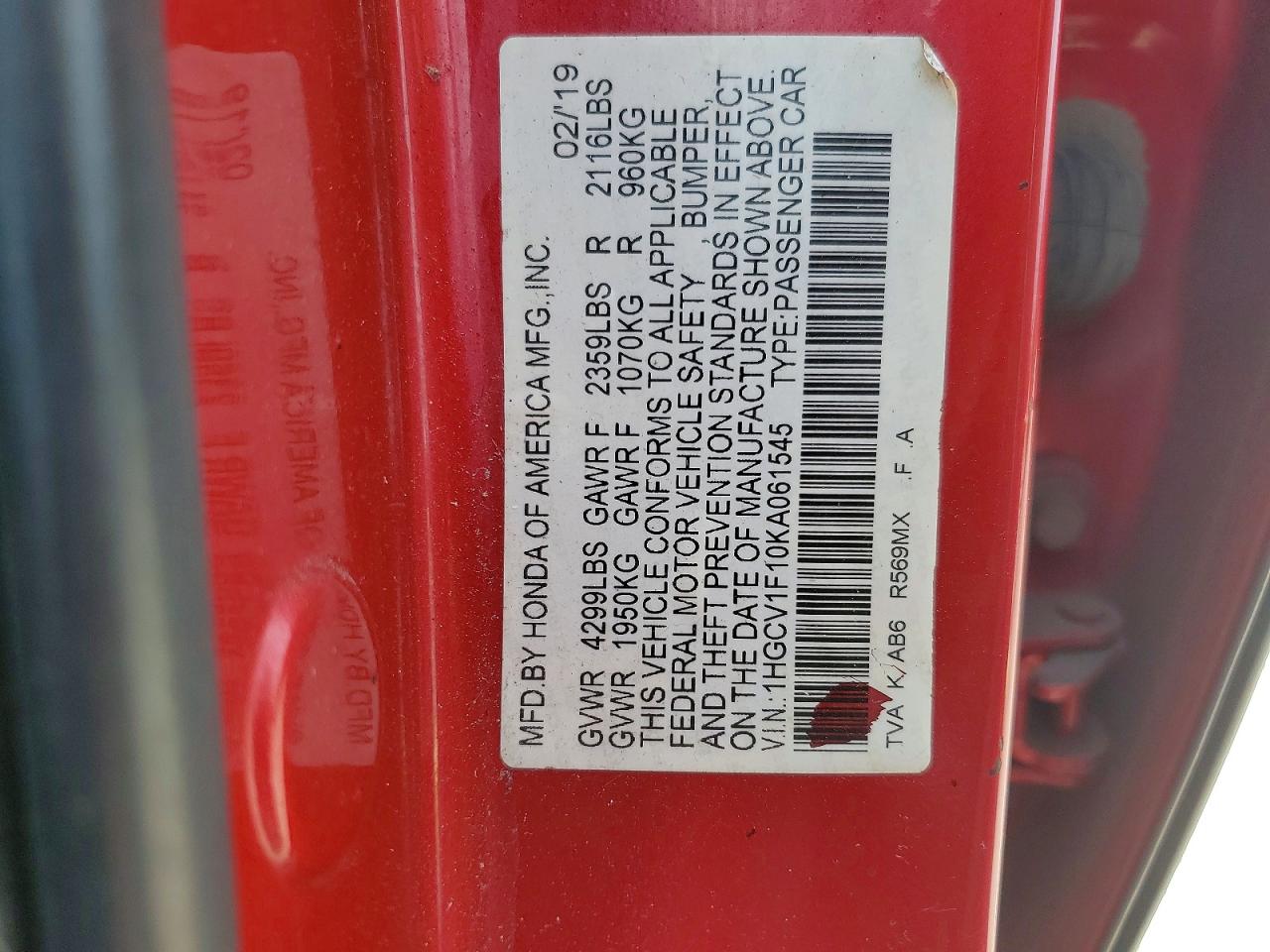 Honda Accord Lx
