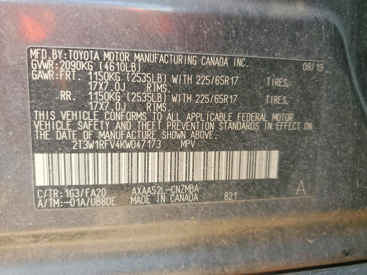 Toyota RAV4 Xle