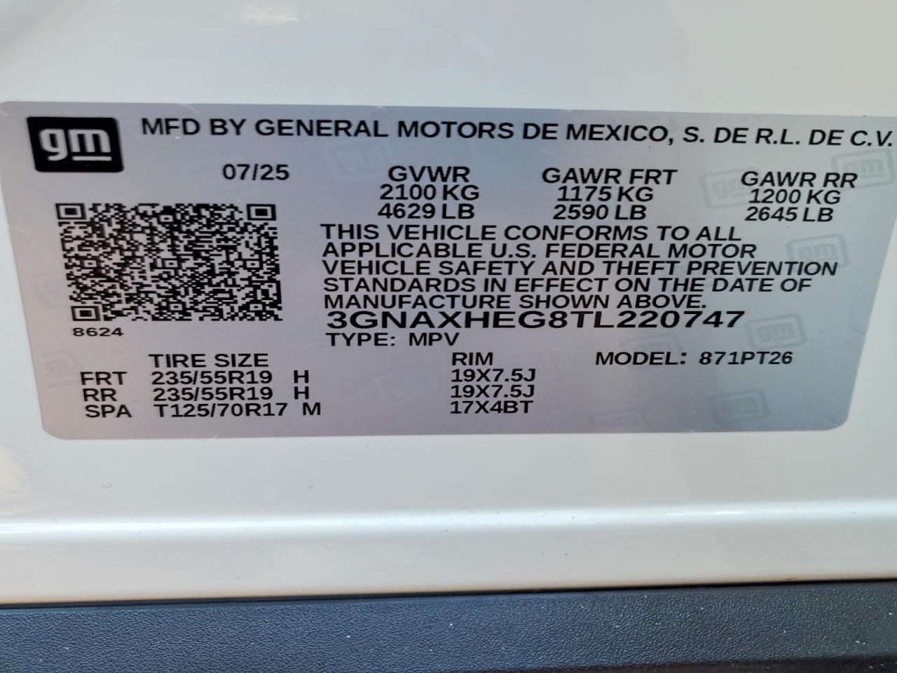 Chevrolet Equinox Lt