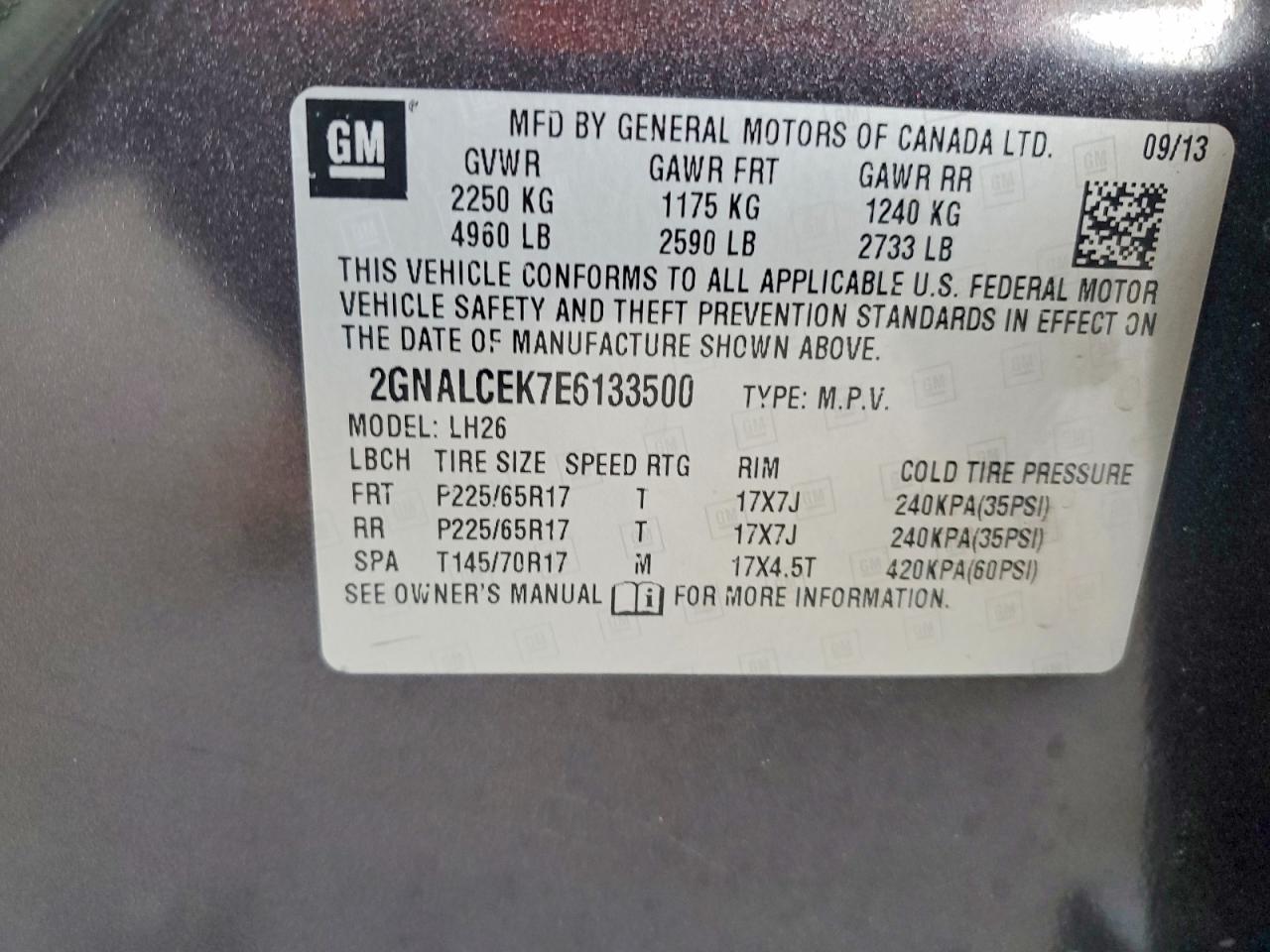 Chevrolet Equinox Lt