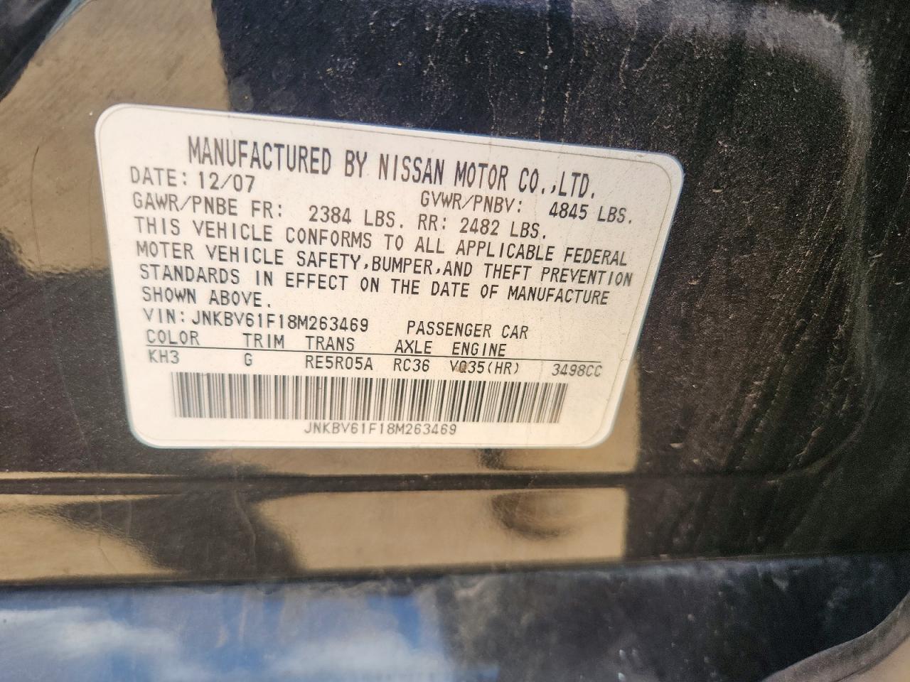 INFINITI G35