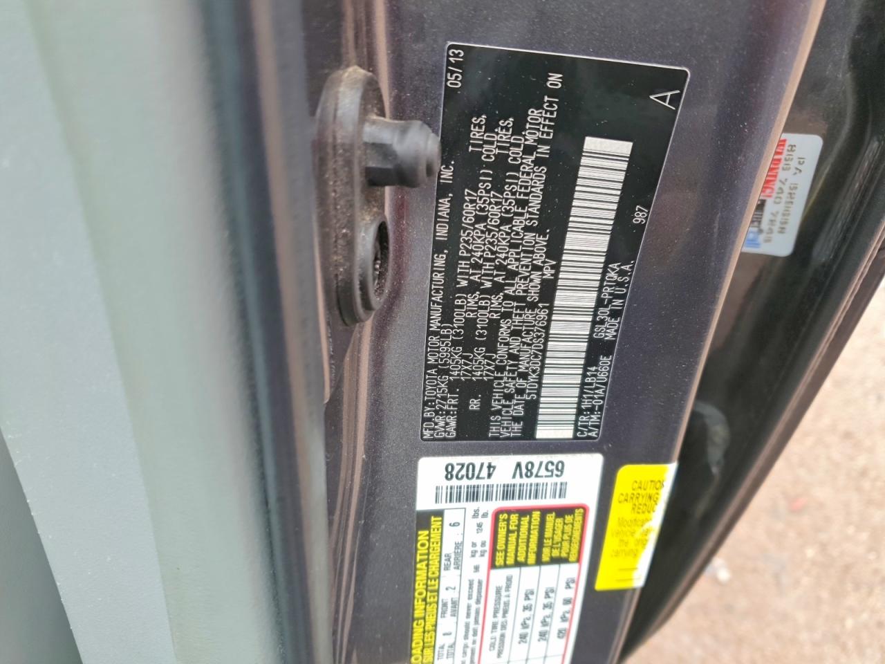 Toyota Sienna Xle 8-passenger