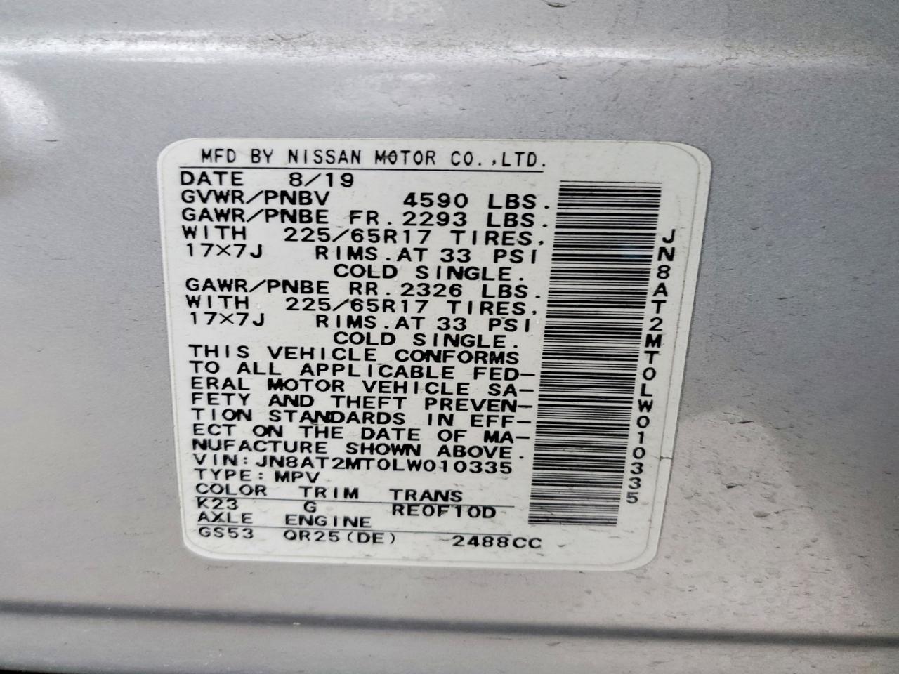 Nissan Rogue S