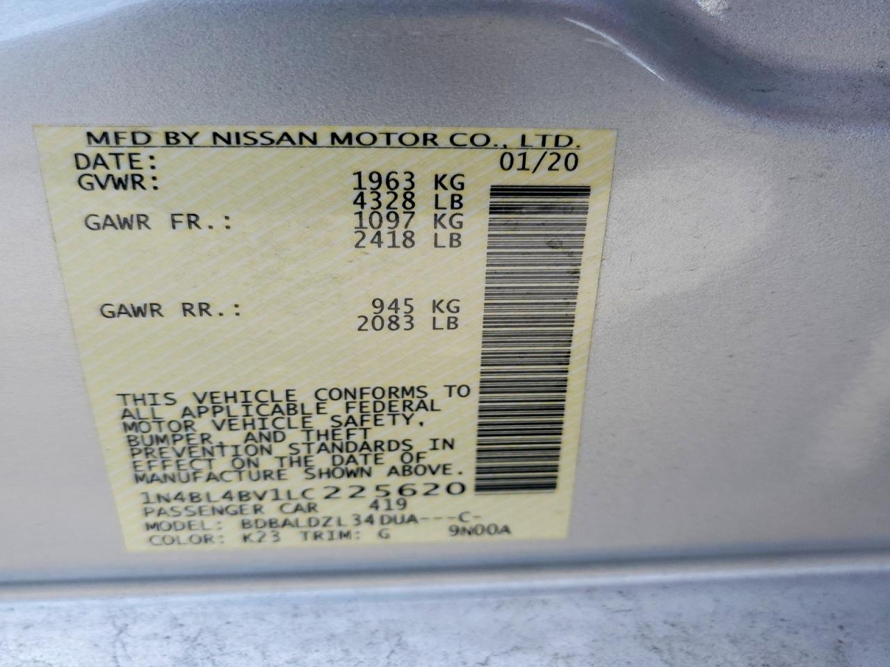 Nissan Altima S