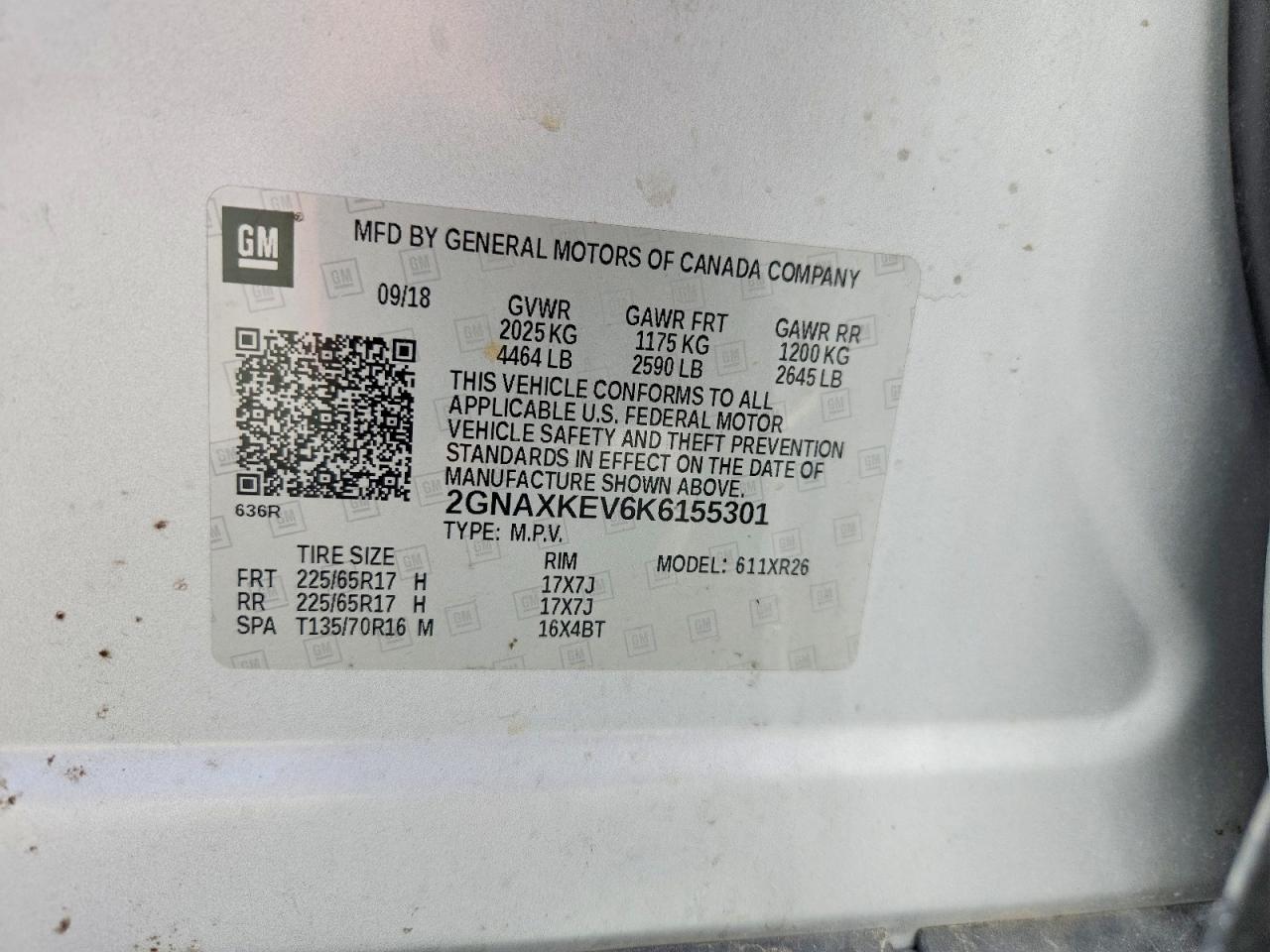 Chevrolet Equinox Lt