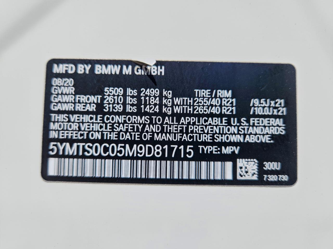 BMW X Series M Competition