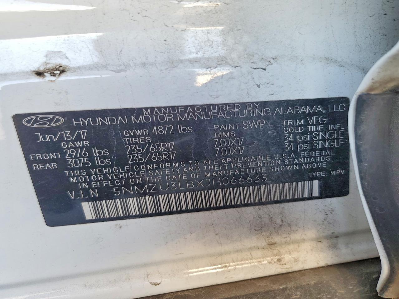 Hyundai SANTA FE 2.4l