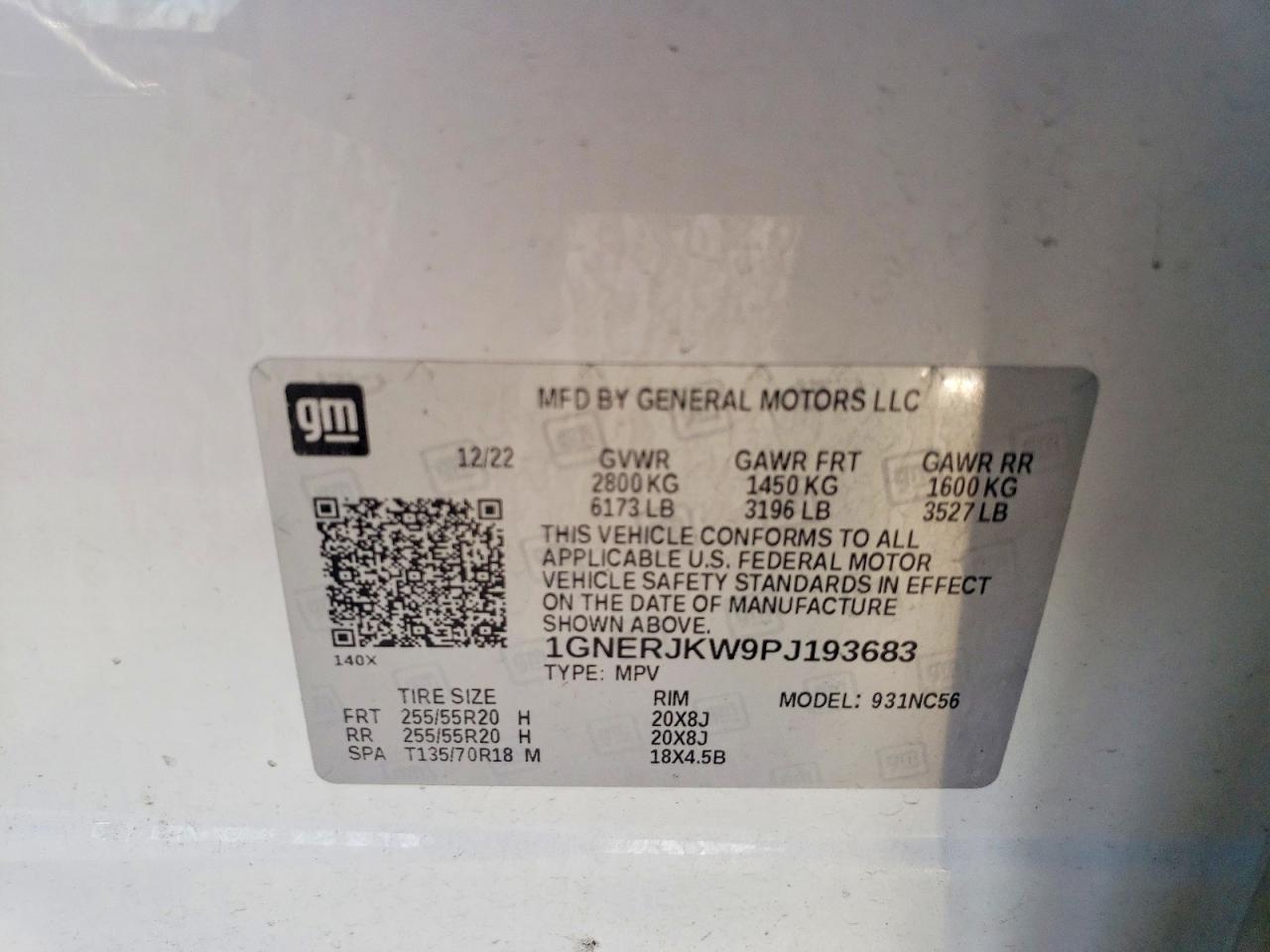 Chevrolet Traverse Rs