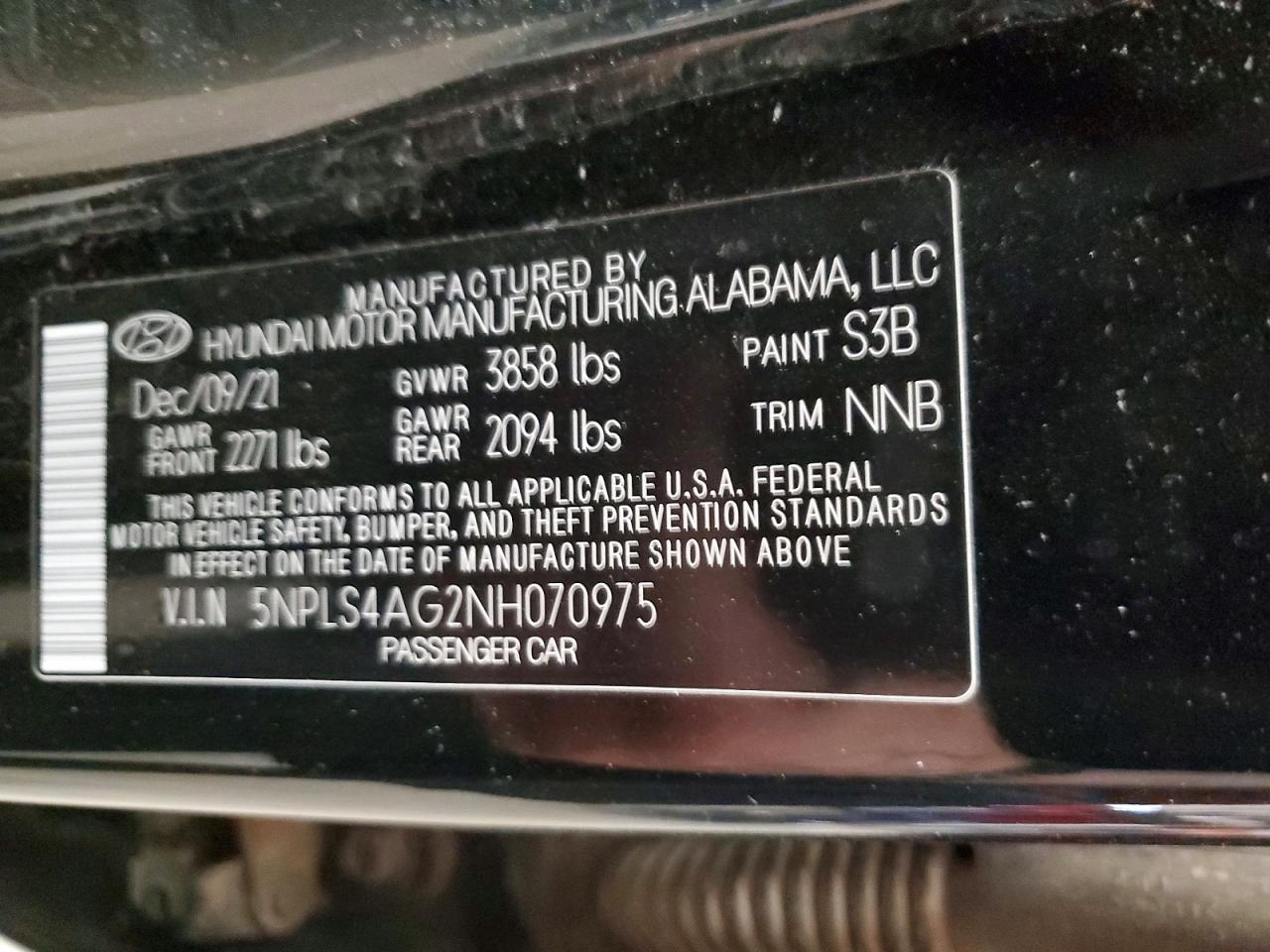 Hyundai ELANTRA Sel