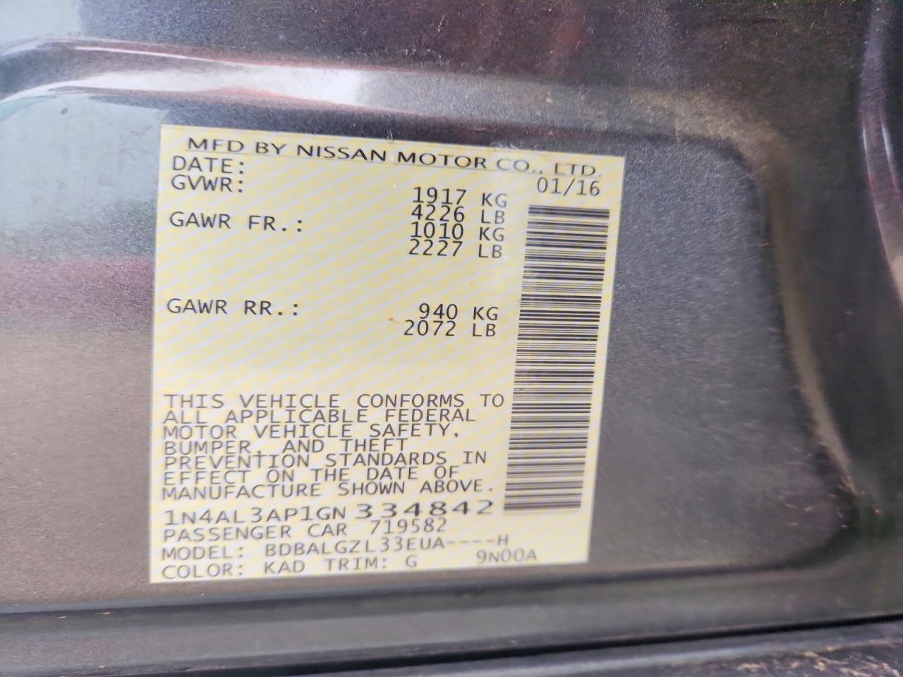 Nissan Altima 2.5 S