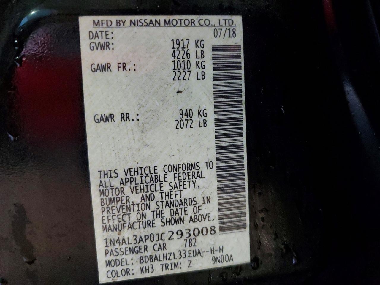 Nissan Altima 2.5 Sr