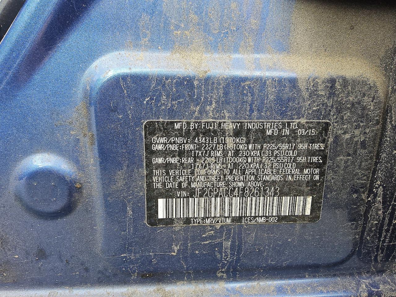 Subaru Xv 2.0 Premium