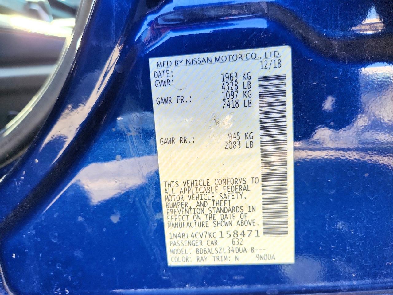 Nissan Altima 2.5 Sr