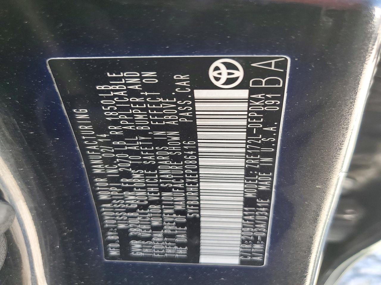 Toyota Corolla L