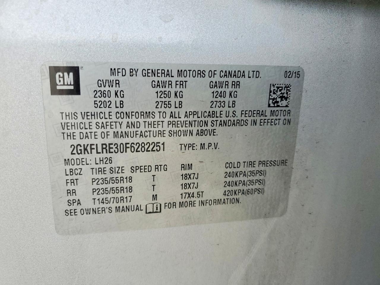 GMC Terrain Sle