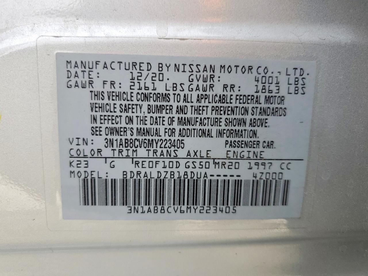 Nissan Sentra Sv