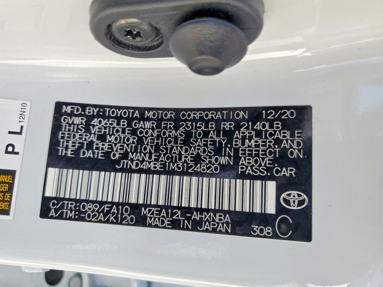 Toyota Corolla Se