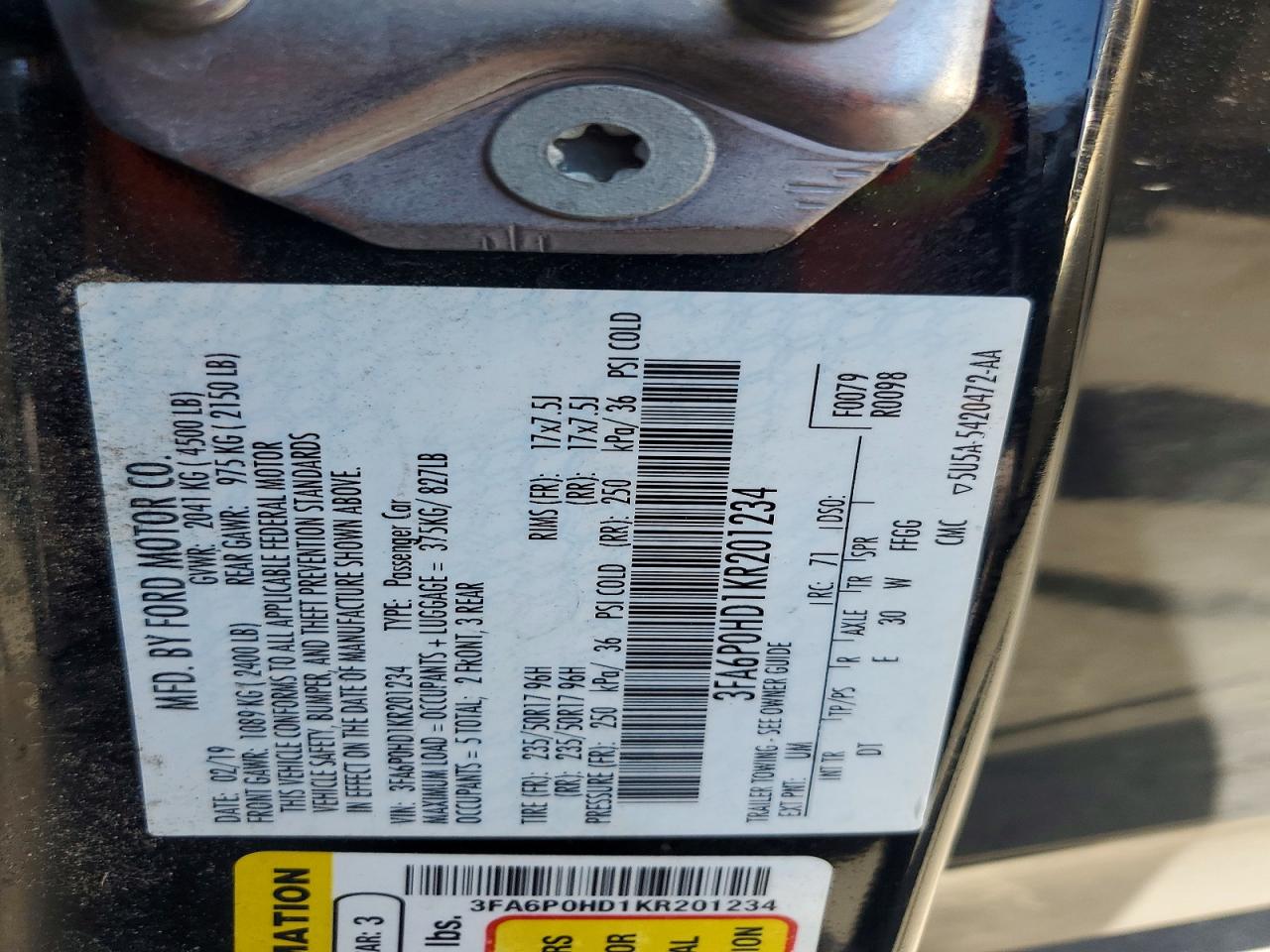 Ford Fusion Se