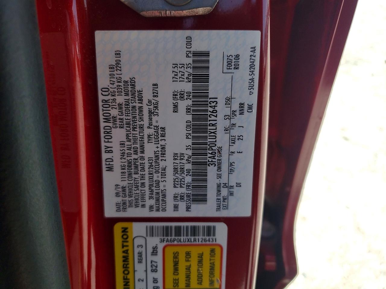 Ford Fusion Se