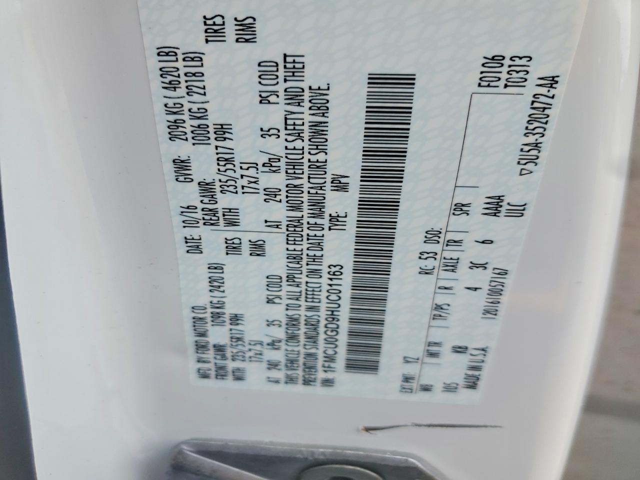 Ford Escape Se