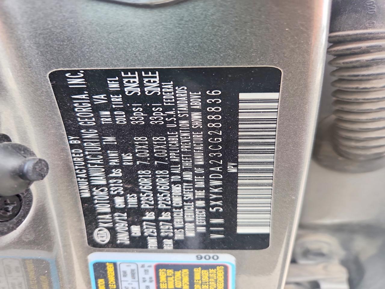 Kia Sorento Sx