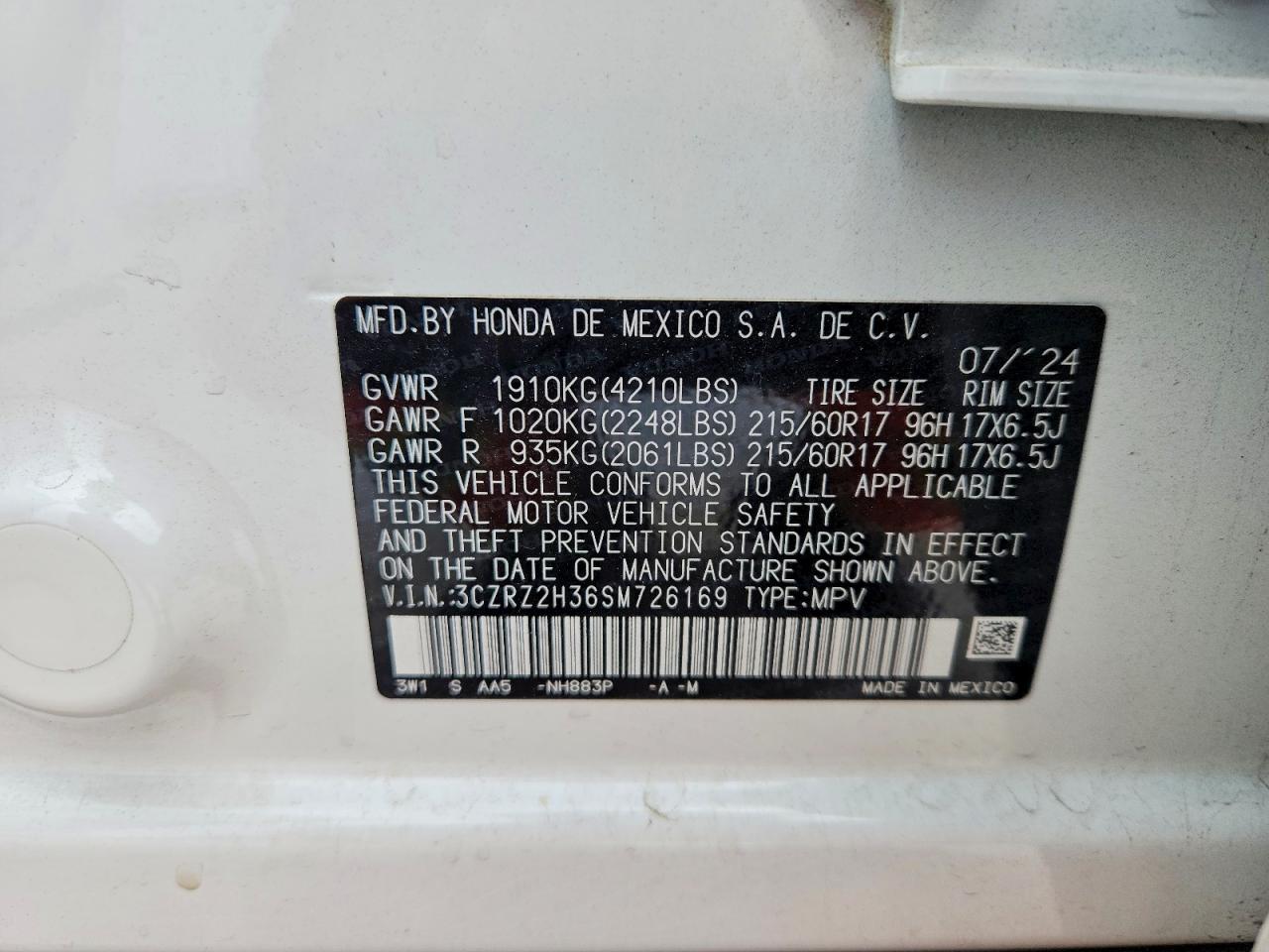 Honda HR-V Lx