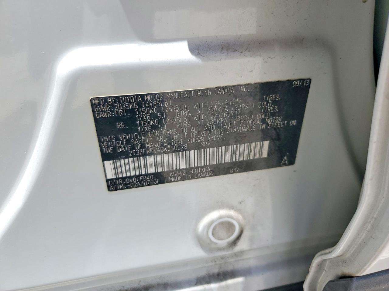 Toyota RAV4 Le